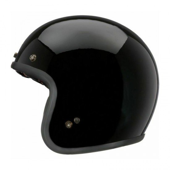 Bell Custom 500 Matt Black Open Face Motorcycle Helmet W/ Free Bag Visor & Peak 