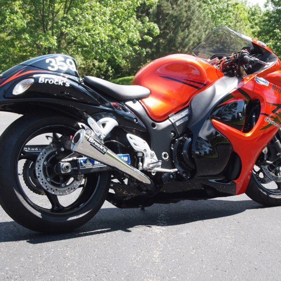 BROCKS DUAL ALIEN HEAD SLIP-ON SYSTEM FOR SUZUKI HAYABUSA (2008-2020) PART # 300681 BROCKS DUAL ALIEN HEAD SLIP-ON SYSTEM FOR SUZUKI HAYABUSA (2008-2020) PART # 300681