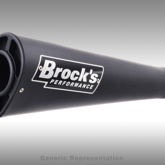 BROCKS ALIEN HEAD FULL SYSTEM BLACK 14" MUFFLER FOR SUZUKI GSX-R600/750 (2011-2024) PART # 397593 BROCKS ALIEN HEAD FULL SYSTEM BLACK 14" MUFFLER FOR SUZUKI GSX-R600/750 (2011-2024) PART # 397593