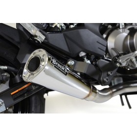 BROCKS ALIEN HEAD 2 FULL SYSTEM 12" MUFFLER FOR KAWASAKI Z125 PRO (2017-2024) PART # 398555