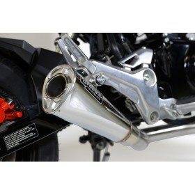 BROCKS ALIEN HEAD 2 FULL SYSTEM 12" MUFFLER FOR HONDA GROM (2017-2020) / MSX125 (2016-2020) PART # 398607