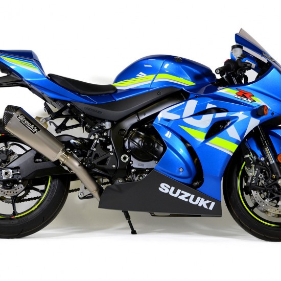 BROCKS CT SINGLE FULL SYSTEM W/ 16" MUFFLER FOR SUZUKI GSX-R1000/R (2017-2024) PART # 398750