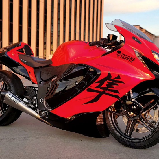 BROCKS CT MEGAPHONE FULL SYSTEM W/ 17" MUFFLER FOR SUZUKI HAYABUSA (2022-2024) PART # 399075