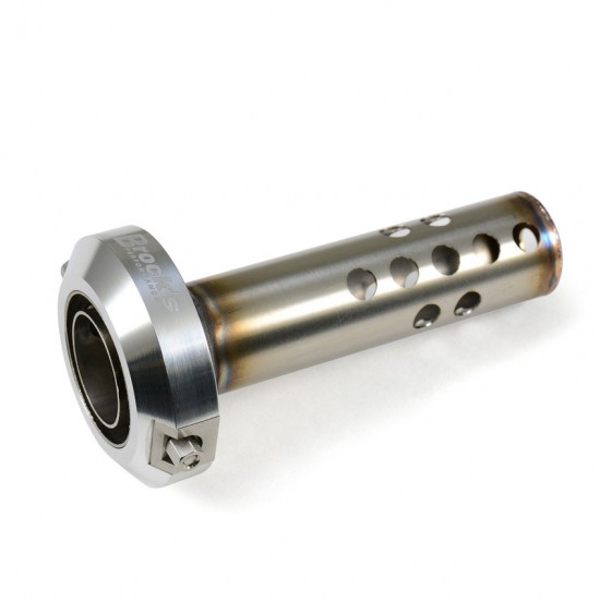 BROCKS NOISE SUPPRESSOR POLISHED FITS 2.25 INCH OUTLET PART # 903600 BROCKS NOISE SUPPRESSOR POLISHED FITS 2.25 INCH OUTLET PART # 903600