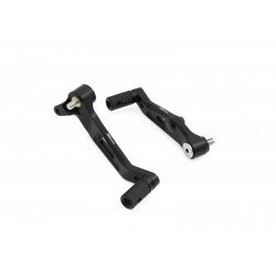 Cnc Racing "Easy" Rider Footpegs Kit Black for Mv Agusta Rivale 800 2014-2016 Part # Pe237b