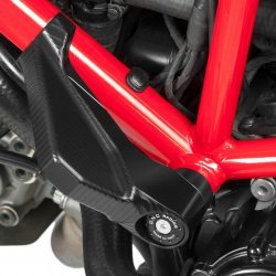 Cnc Racing Engine Fairing Guard "Accomac" Black for Ducati Hypermotard 1100 Evo 2010-2012 Part # Tc313b