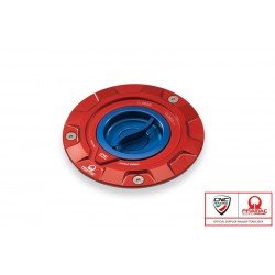 Cnc Racing Fuel Tank Cap Pramac Racing Limited Edition Rosso Blu for Ducati Xdiavel 1262 S 2016-2020 Part # Ts423rpr