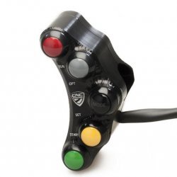 Cnc Racing Left/right Handlebar Switch Race Use Black for Mv Agusta Rivale 800 2014-2016 Part # Swm04b