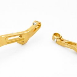 Cnc Racing "Pro" Rider Control Kit Gold for Mv Agusta Rivale 800 2014-2016 Part # Pel02g