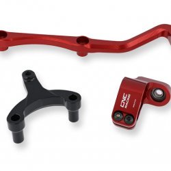 Cnc Racing Steering Damper Handlebar Bracket Red for Mv Agusta Brutale 3 Cylinders 800 16-19 Part # Sd107r