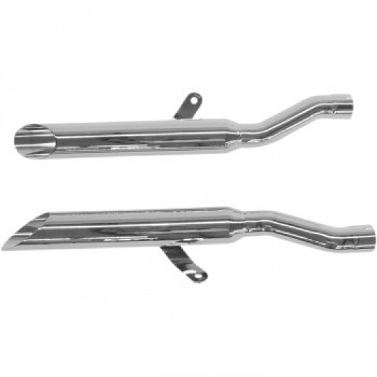 COBRA SLASHCUT MUFFLERS - CHROME #  3163TSSC