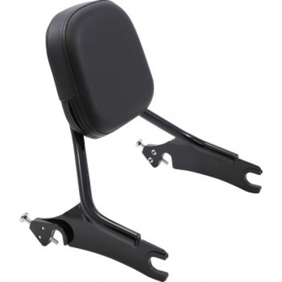 COBRA DETACHABLE BACKREST - BLACK - SHORT - CHIEFTAIN #  502-2205B