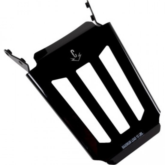 COBRA SISSY BAR LUGGAGE RACK - BLACK - GROM # 02-3607B