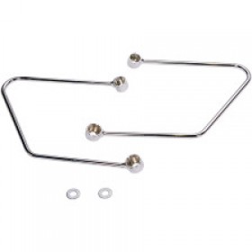 COBRA SADDLEBAG SUPPORTS - CHROME - HONDA VT # 02-6115