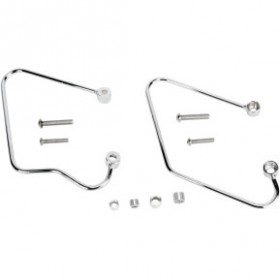 COBRA SADDLEBAG SUPPORTS - CHROME - HONDA VTX # 02-6150