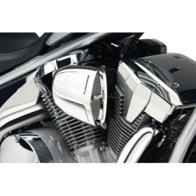 COBRA AIR CLEANER KIT - CHROME # 06-0225-SB