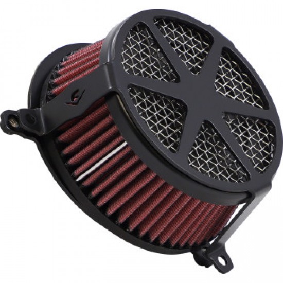 COBRA AIR CLEANER KIT - BLACK # 06-0467-04B-SB