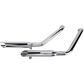 COBRA CLASSIC SLASHCUT EXHAUST - CHROME - VT1100 # 1370SC