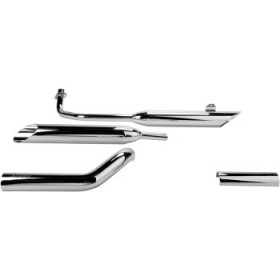 COBRA V-STAR 650 SLASHCUT MUFFLERS # 2164SC