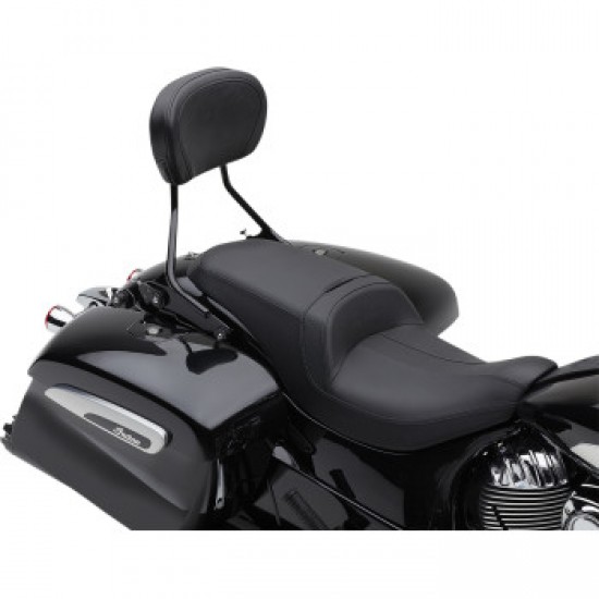 COBRA DETACHABLE BACKREST - BLACK - CHIEFTAIN # 502-2000B