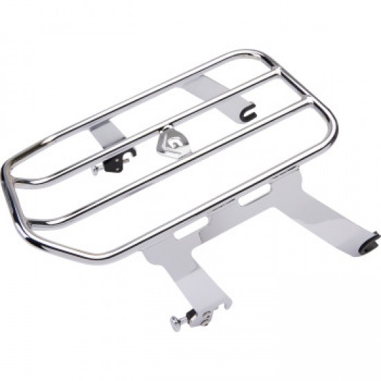 COBRA XHAUST SOLO LUGGAGE RACK - CHROME - CHIEFTAIN # 502-2512