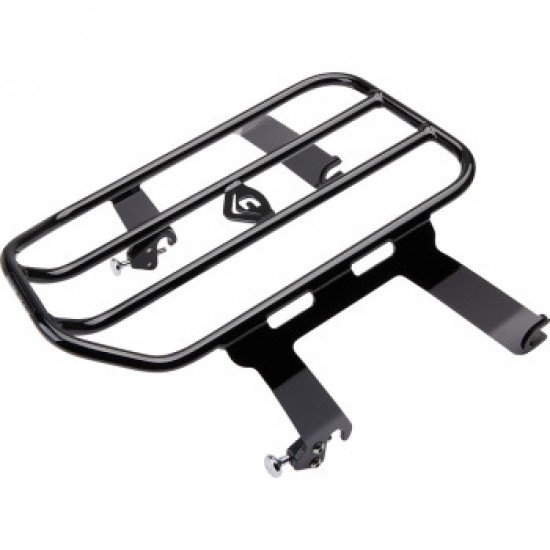 COBRA XHAUST SOLO LUGGAGE RACK - BLACK - CHIEFTAIN # 502-2512B