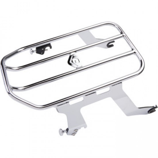 COBRA XHAUST SOLO LUGGAGE RACK - CHROME - BOBBER # 502-2515