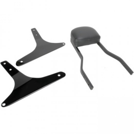 COBRA XHAUST SHORT SISSY BAR - BLACK - SOFTAIL # 602-1201B