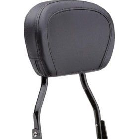 COBRA XHAUST ROUND SISSY BAR - STANDARD - BLACK - DYNA # 602-1302B