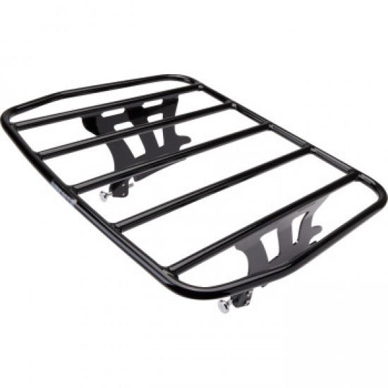 COBRA XHAUST DETACHABLE FLAT RACK - BLACK # 602-2801B