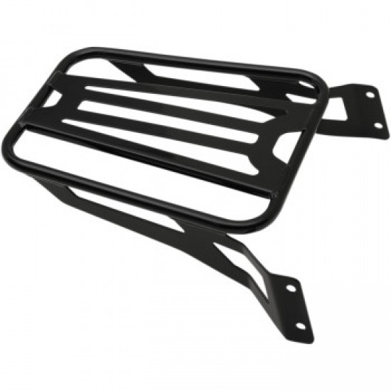 COBRA SISSY BAR LUGGAGE RACK - BLACK - TUBULAR # 602-3501B