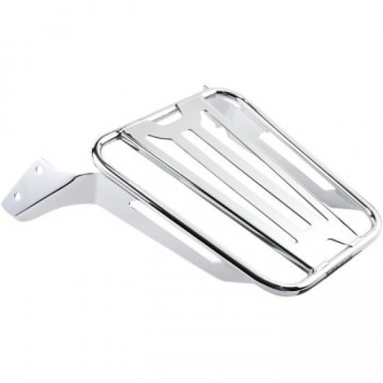 COBRA SISSY BAR LUGGAGE RACK - CHROME - TUBULAR # 602-3502