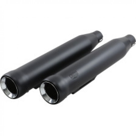 COBRA 3 NEIGHBOR HATER MUFFLERS FOR 91-17 DYNA - BLACK # 6045B