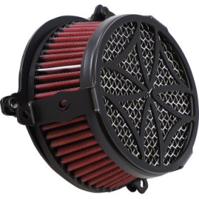 COBRA AIR CLEANER KIT - BLACK # 606-0102-02B-SB