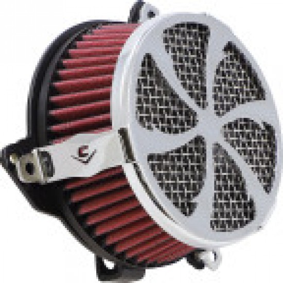 COBRA AIR CLEANER KIT - CHROME # 606-0103-01-SB