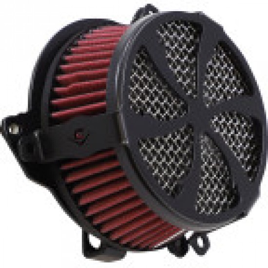 COBRA AIR CLEANER KIT - BLACK # 606-0103-01B-SB