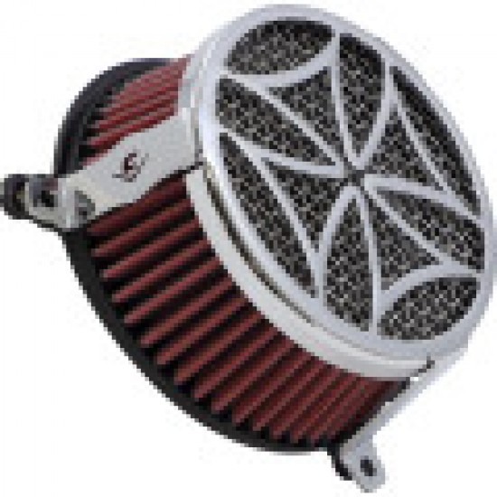 COBRA AIR CLEANER KIT - CHROME # 606-0103-02-SB