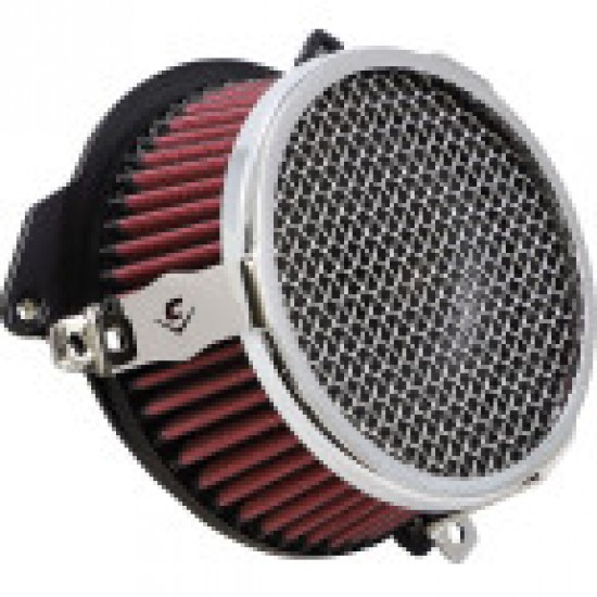 COBRA AIR CLEANER KIT - CHROME # 606-0103-03-SB