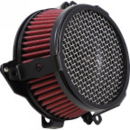 COBRA AIR CLEANER KIT - BLACK # 606-0103-03B-SB