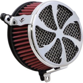 COBRA AIR CLEANER KIT - CHROME # 606-0104-01-SB