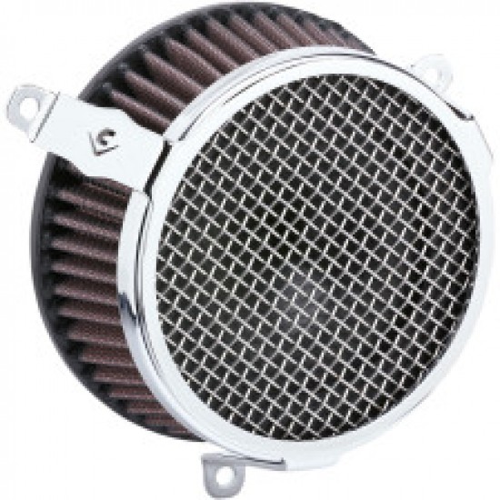 COBRA AIR CLEANER KIT - CHROME # 606-0104-03-SB