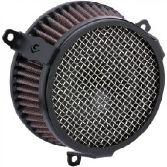 COBRA AIR CLEANER KIT - BLACK  # 606-0104-03B-SB