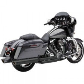 COBRA 909 SLIP-ON MUFFLERS FOR FL - BLACK # 6108RB