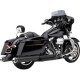 COBRA TRI FLO MUFFLERS FOR 95-16 BAGGER - BLACK # 6212RB