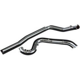 COBRA TRUE DUAL HEADPIPES - BLACK - 07-08 FL # 6251RB