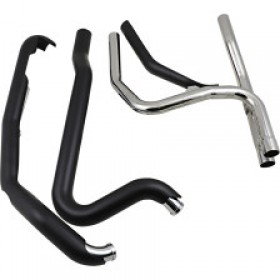 COBRA POWERPORT DUAL HEADPIPES - BLACK # 6254RB