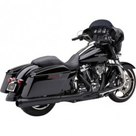 COBRA POWR-FLO 2:1 EXHAUST - BLACK - 17-20 FL # 6451RB