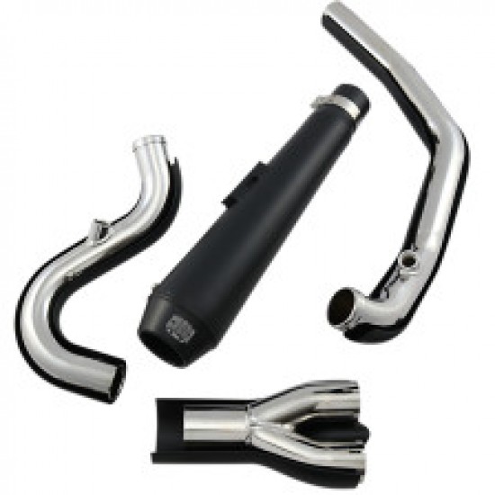 COBRAEL DIABLO EXHAUST - BLACK - 07-11 SOFTAIL # 6484B