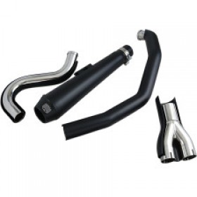 COBRA EL DIABLO EXHAUST - BLACK - 88-06 SOFTAIL # 6485B