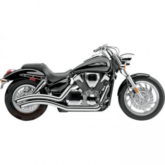 COBRA SPEEDSTER SWEPT EXHAUST - CHROME - VTX1300C # 1230